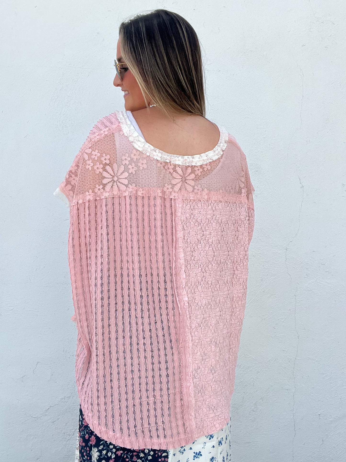 The Apollo Lace Floral Top