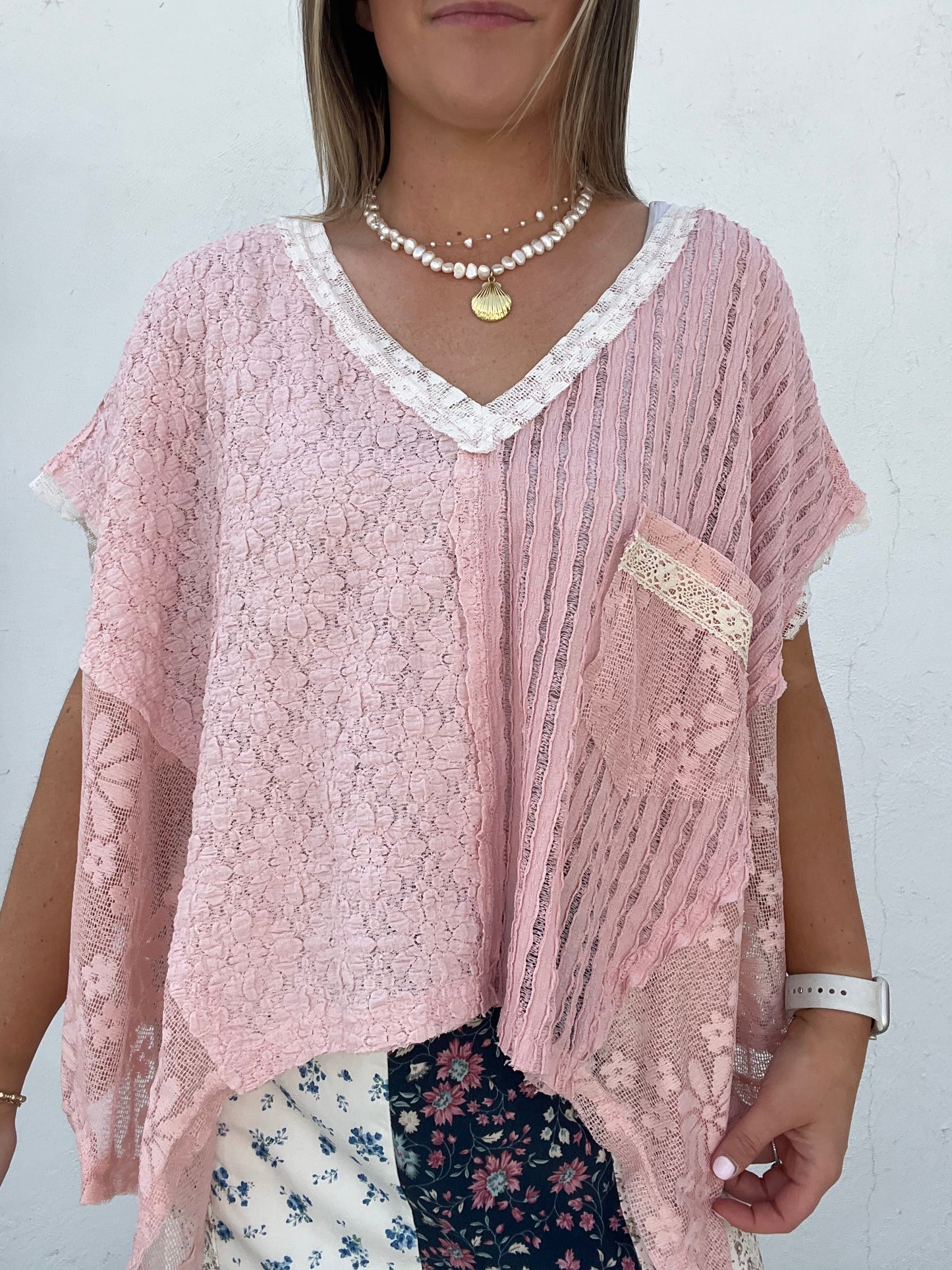 The Apollo Lace Floral Top