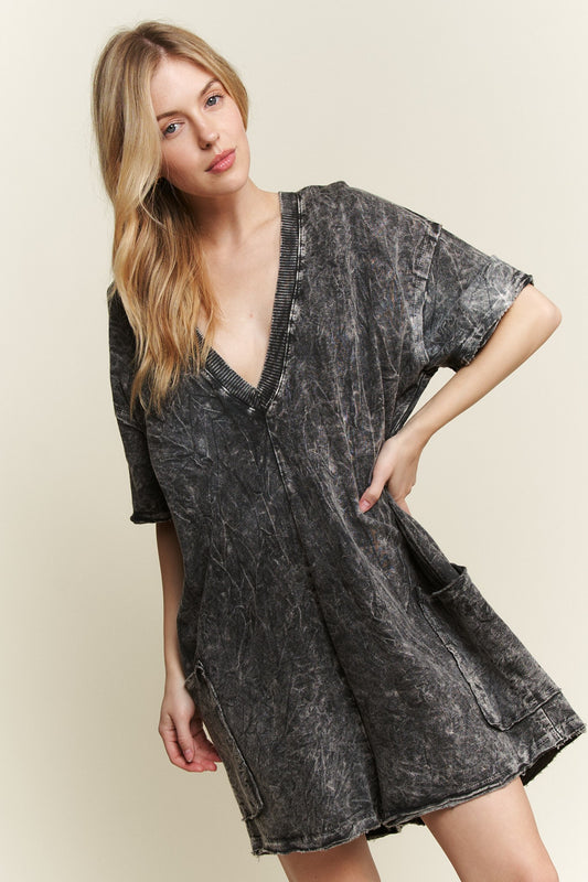 Emily Romper - BLACK
