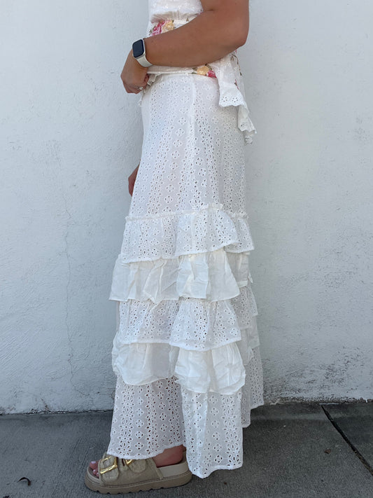 Lace Garden Maxi Skirt