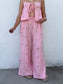 Castaway Crinkle Gauze Top And Jogger Pants Set