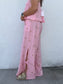 Castaway Crinkle Gauze Top And Jogger Pants Set