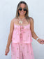 Castaway Crinkle Gauze Top And Jogger Pants Set