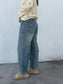 The Misty Painted Barrel Jeans