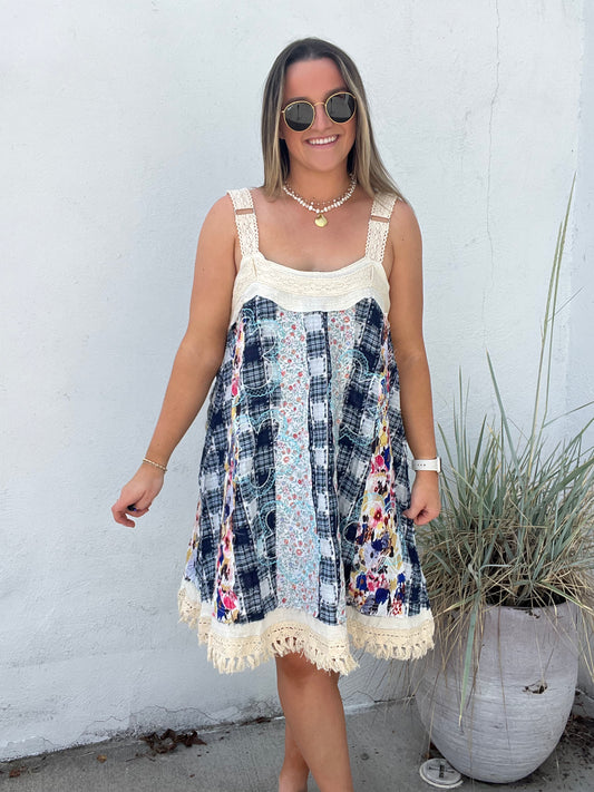 The Palm Desert Patchwork Dres