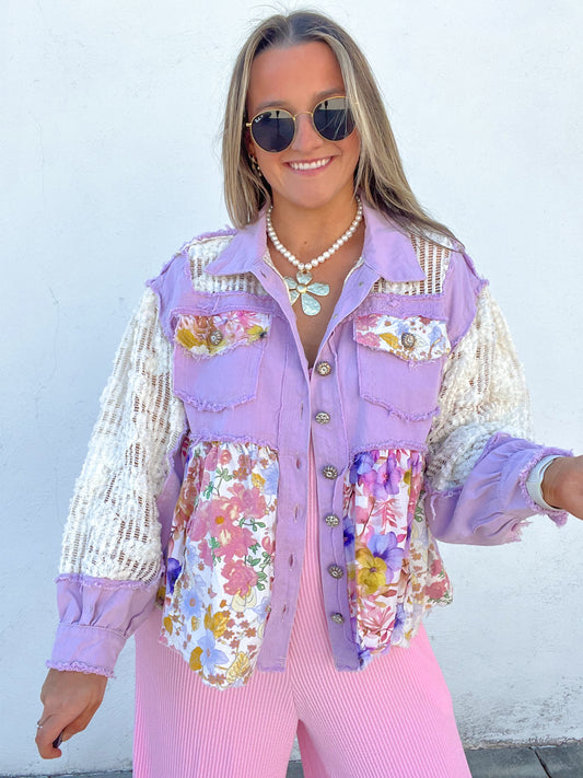 Lavender Luxe Bloom Shacket