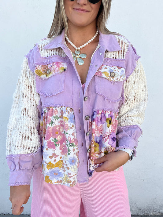 Lavender Luxe Bloom Shacket