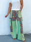 Retro Green Squares Pants