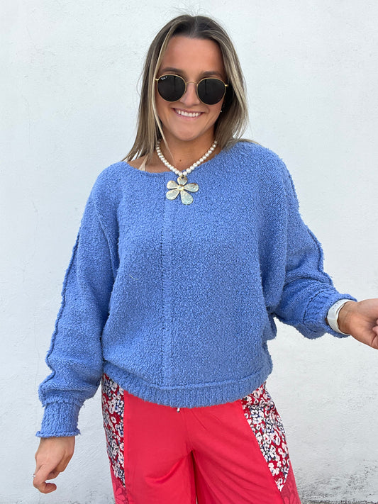 Blue Cascade Sweater