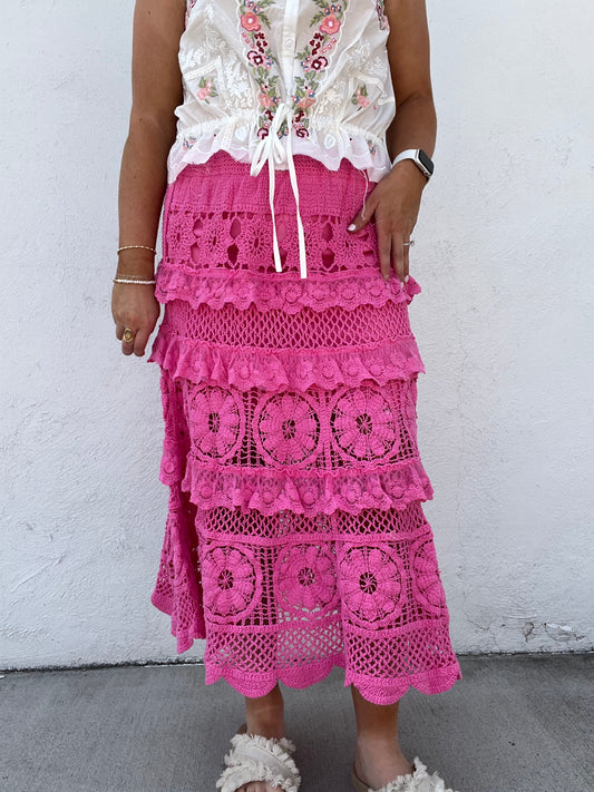 Citrus Sands Maxi Skirt