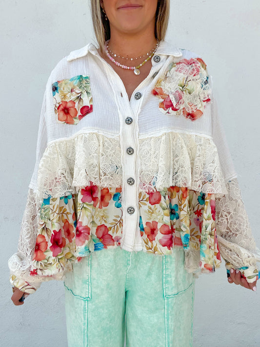 Luna Petal Top