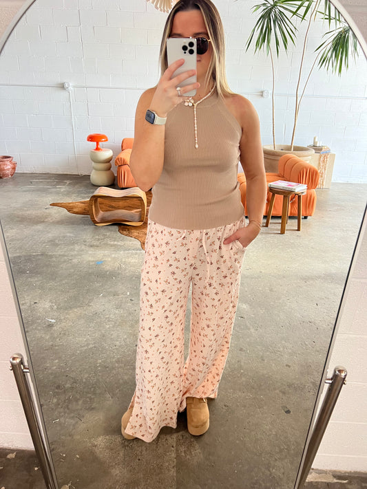 The Jada High Neck Knit Tank