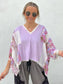 Crystle Top - PURPLE PAISLEY