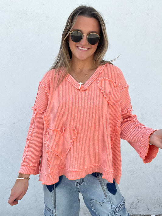 Patchwork Heart Top