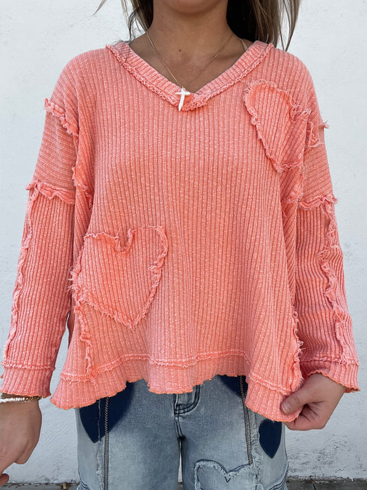 Patchwork Heart Top