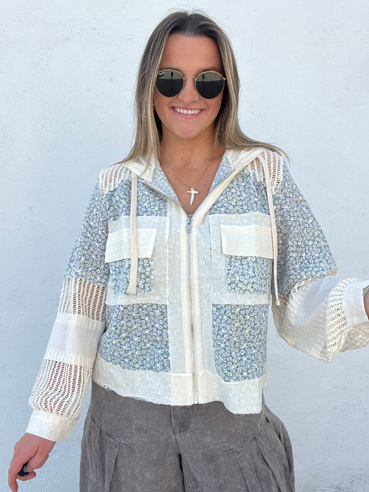 Petal Pop Zip Up