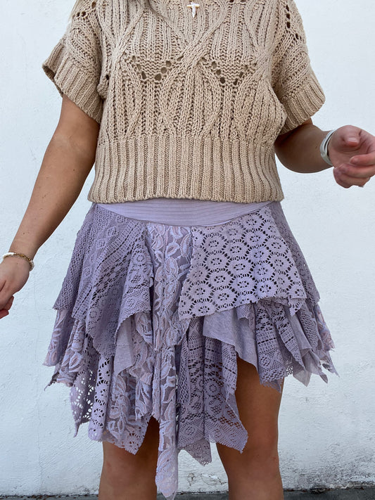 Enchanted Tiers Skort - LAVENDER