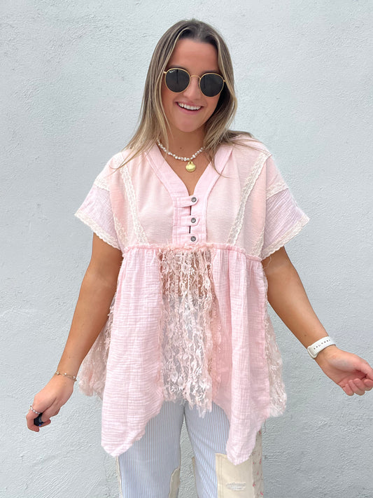 The Peony Lace Top