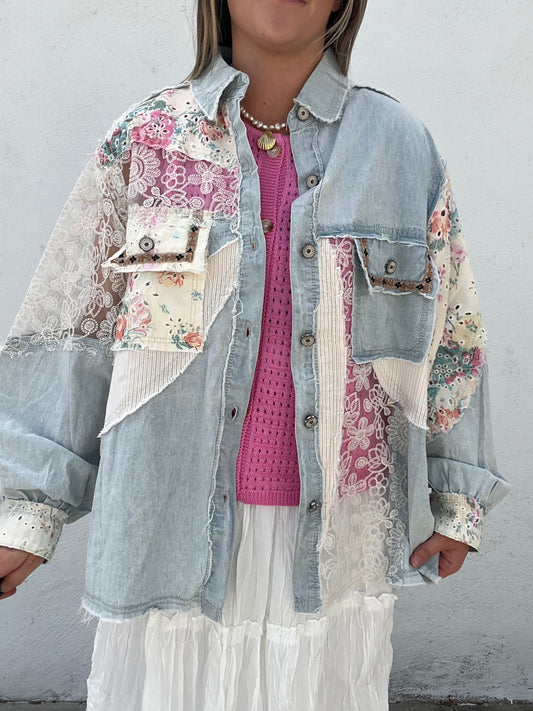 Wisteria Eyelet Shacket