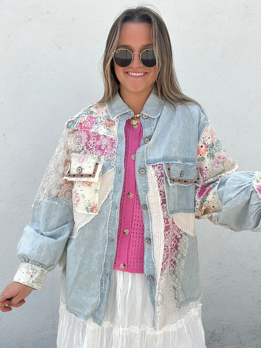 Wisteria Eyelet Shacket