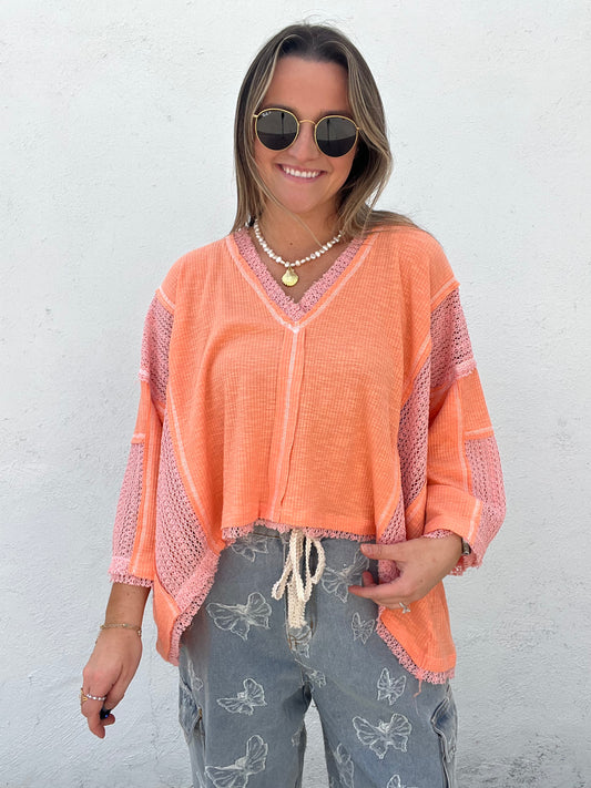 The Cloudline Knit - CORAL