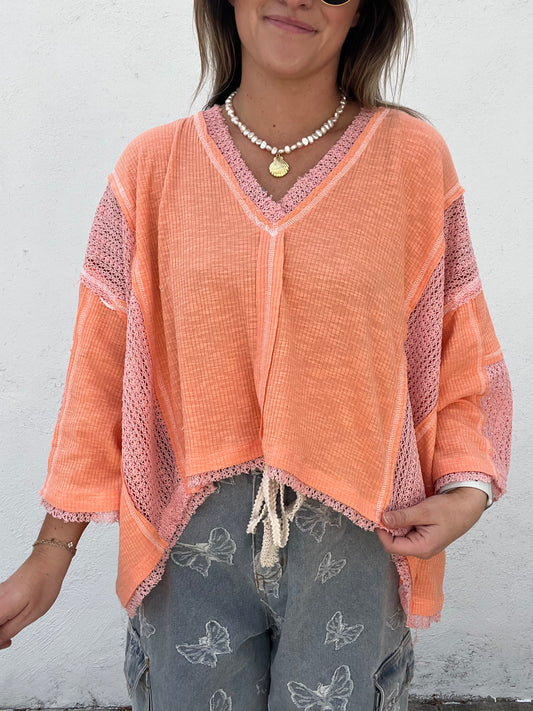 The Cloudline Knit - CORAL
