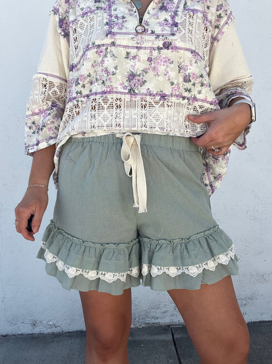 The Cami Sage Shorts