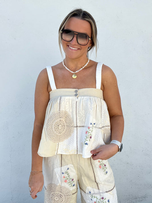 Sunkissed Top - CREAM