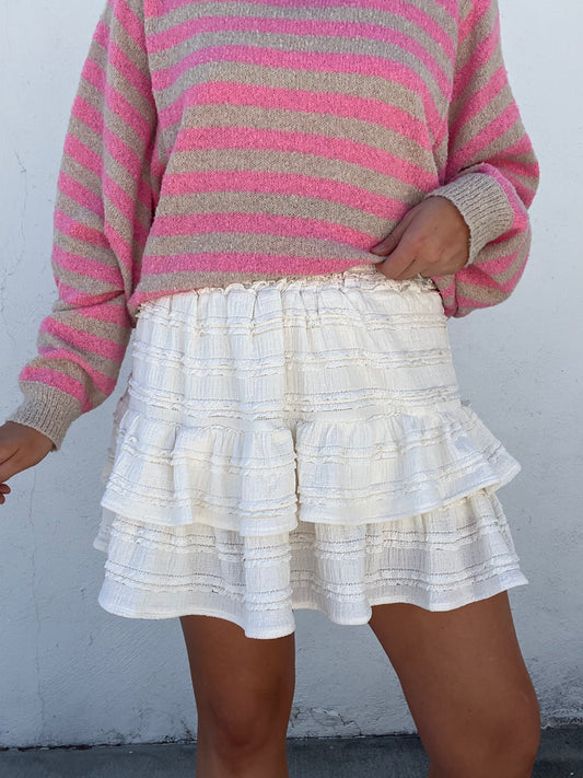 The Jane Ruffle Mini Skort