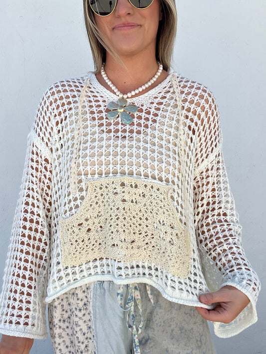 The Margo Crochet Hoodie