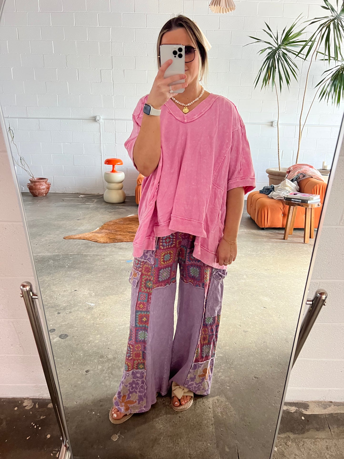 Retro Violet Squares