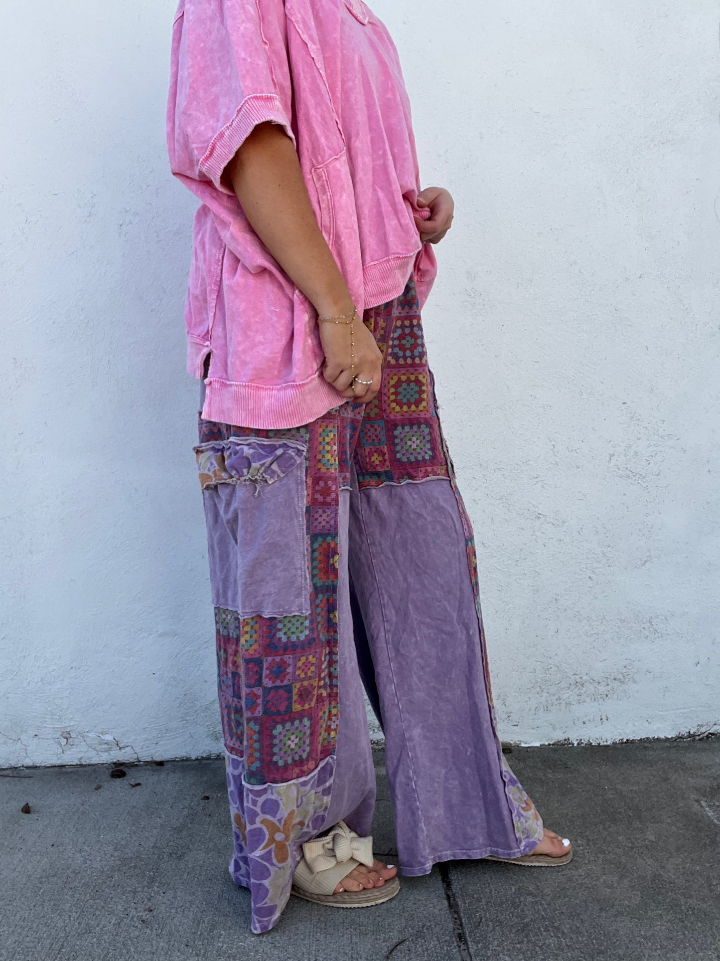 Retro Violet Squares