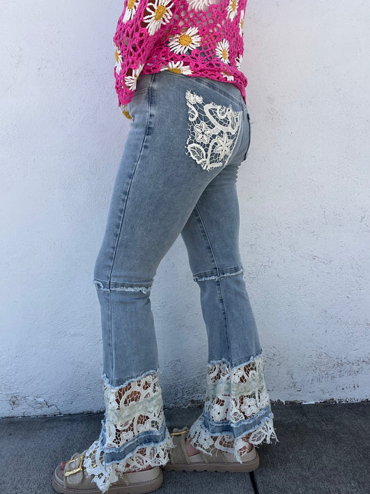 The Groovy Denim Flares
