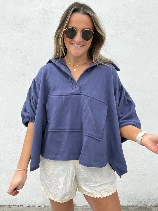 Nautical Henley - NAVY