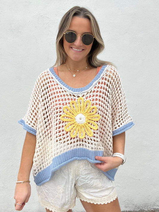 Daisy Crochet Top
