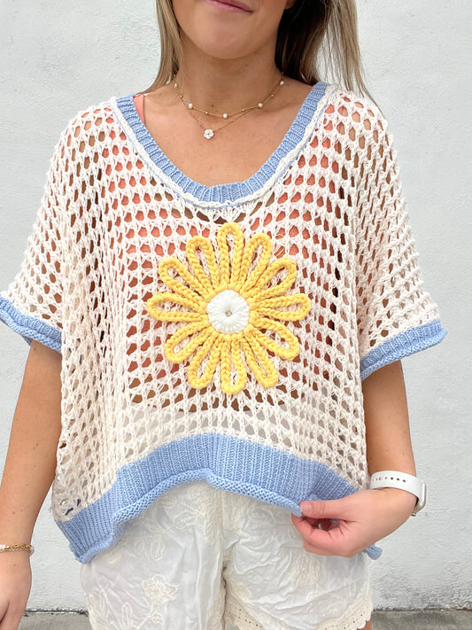 Daisy Crochet Top