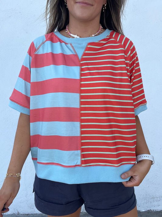 Summer Breeze Striped Tee