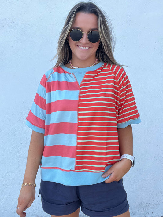 Summer Breeze Striped Tee