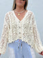 The Breezy Summer Night Cardigan - CREAM