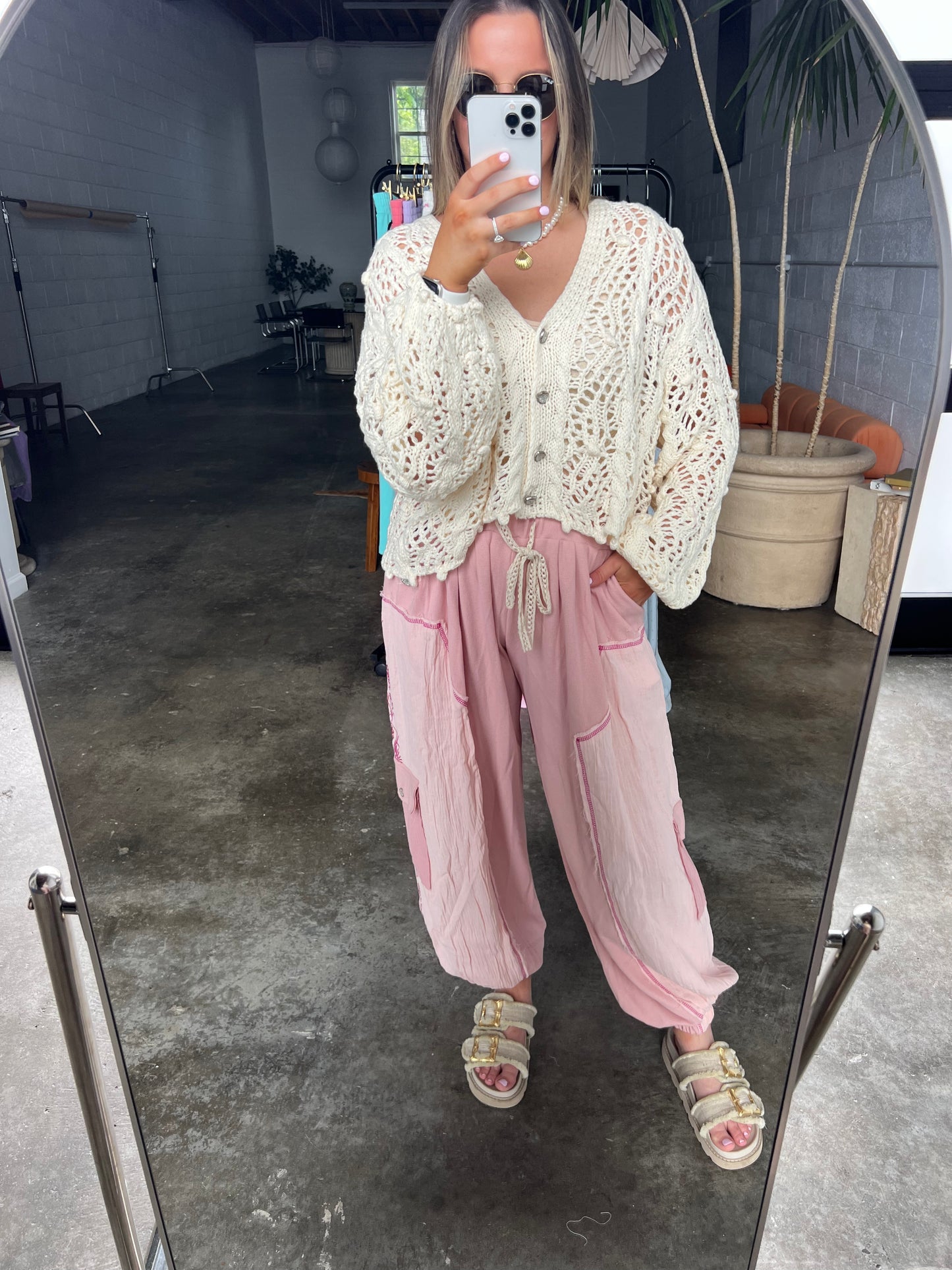 Nobella Embroidered Joggers